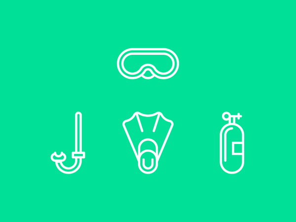 Scuba Icons scuba icon design design creative dan fleming 829.png