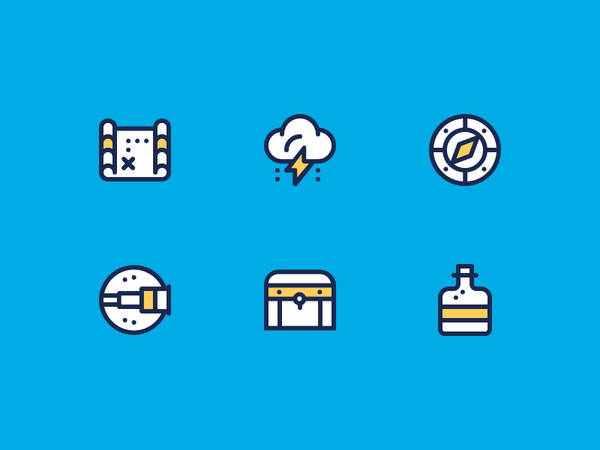 Treasure Hunt Icons treasure hunt design creative pixel perfect icon s.png