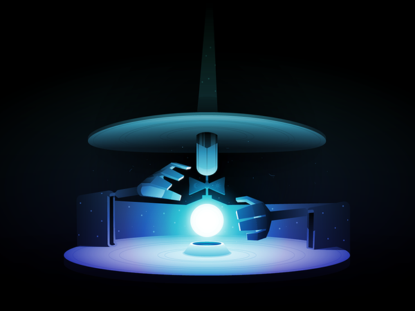 Fortune Teller light dark wizard magic teller fortune robot concept ga.png