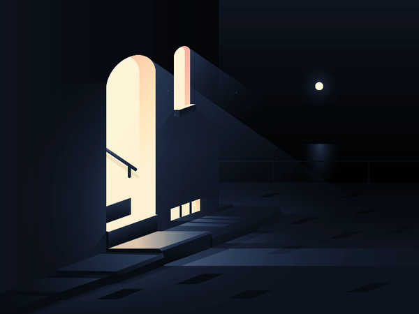 Home street house night architecture building light home.png