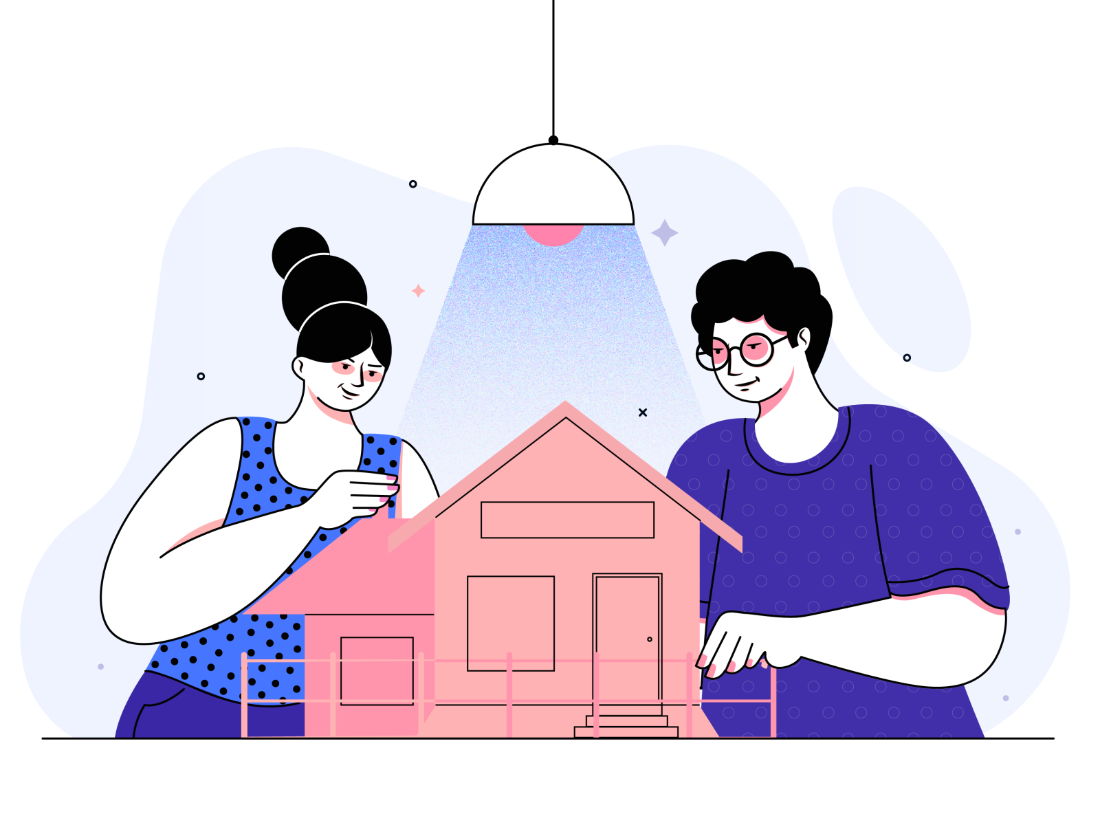 Building home building house digital vector design concept character d.png