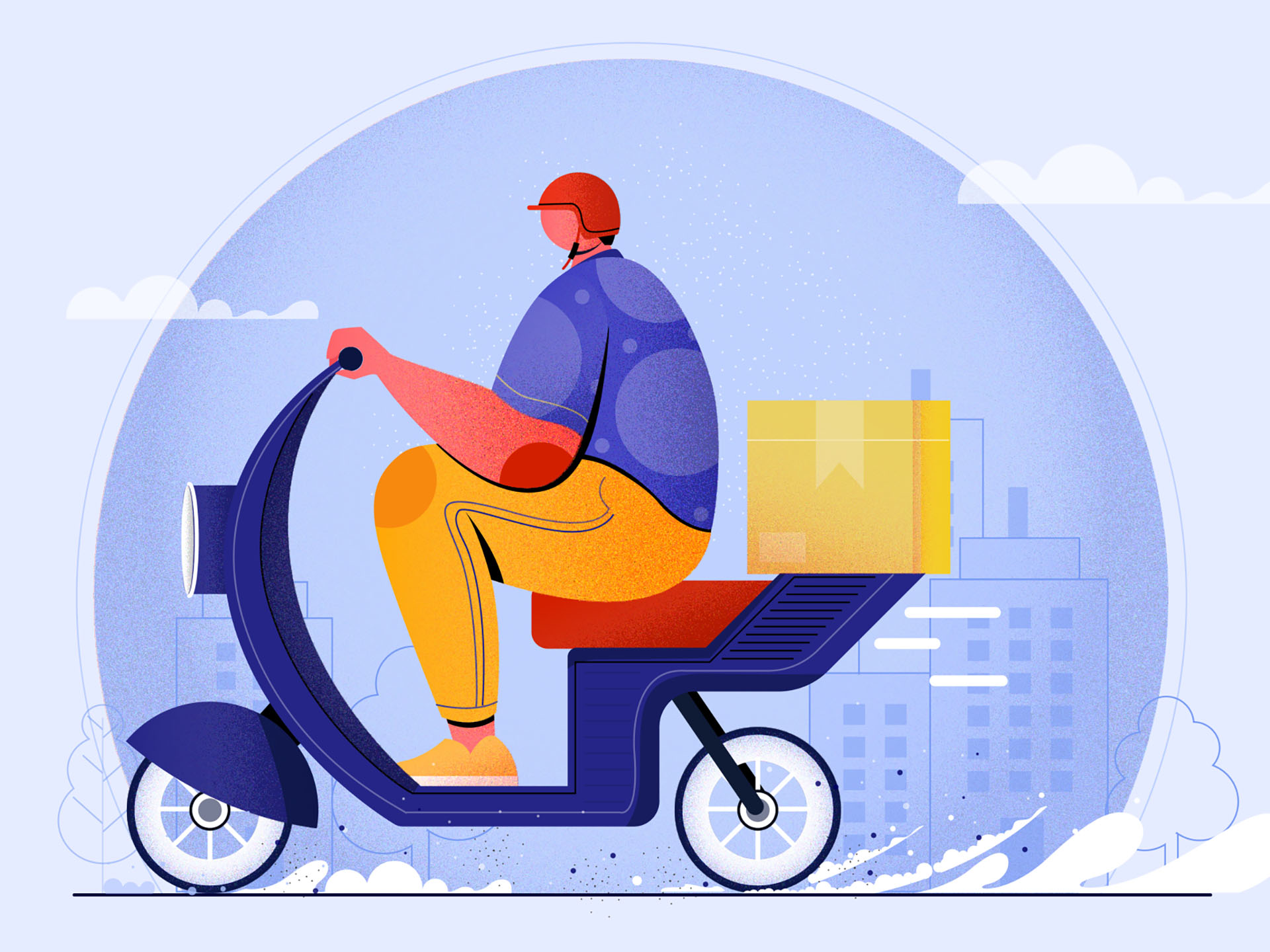 Fast delivery concept character design fast delivery digital vector de.jpg