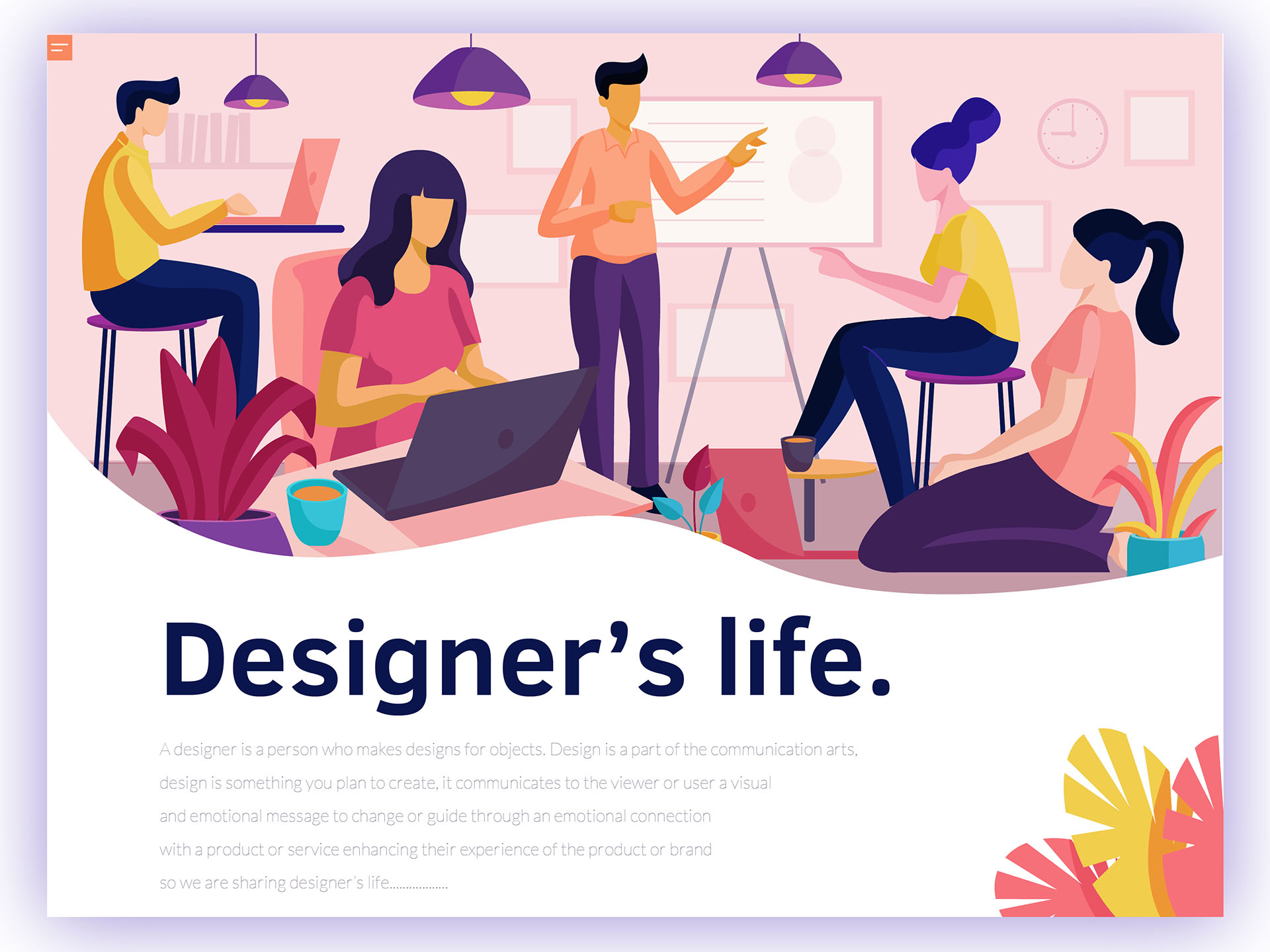 ILLUSTRATION  concepts thoughts vectors ui ux interaction colours girl (7).jpg