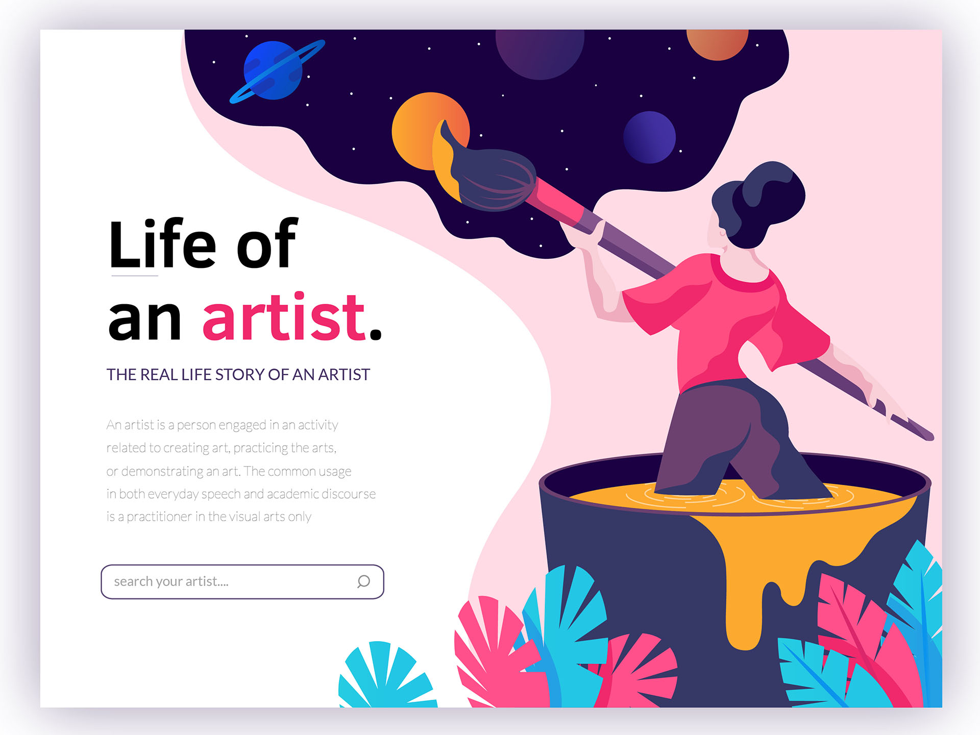 ILLUSTRATION  concepts thoughts vectors ui ux interaction colours girl (8).jpg