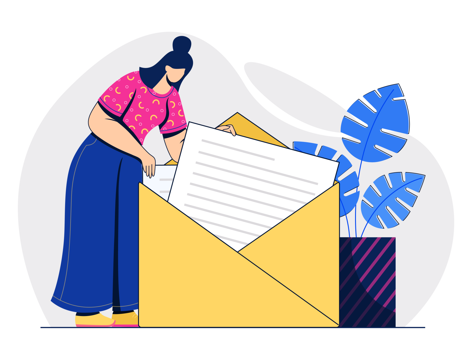 notifications vector digital design concept character design flat vect.png