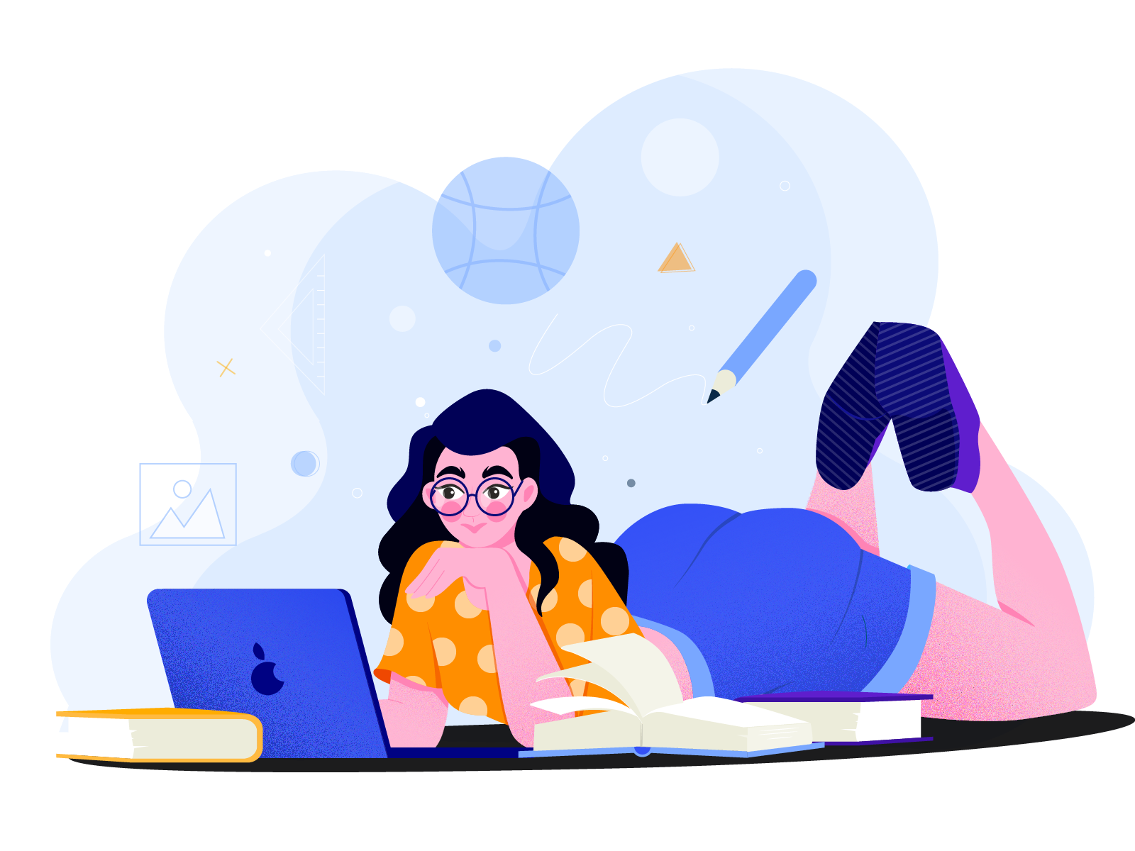 online learning v0 1 01 girl nature concept digital vector design char.png