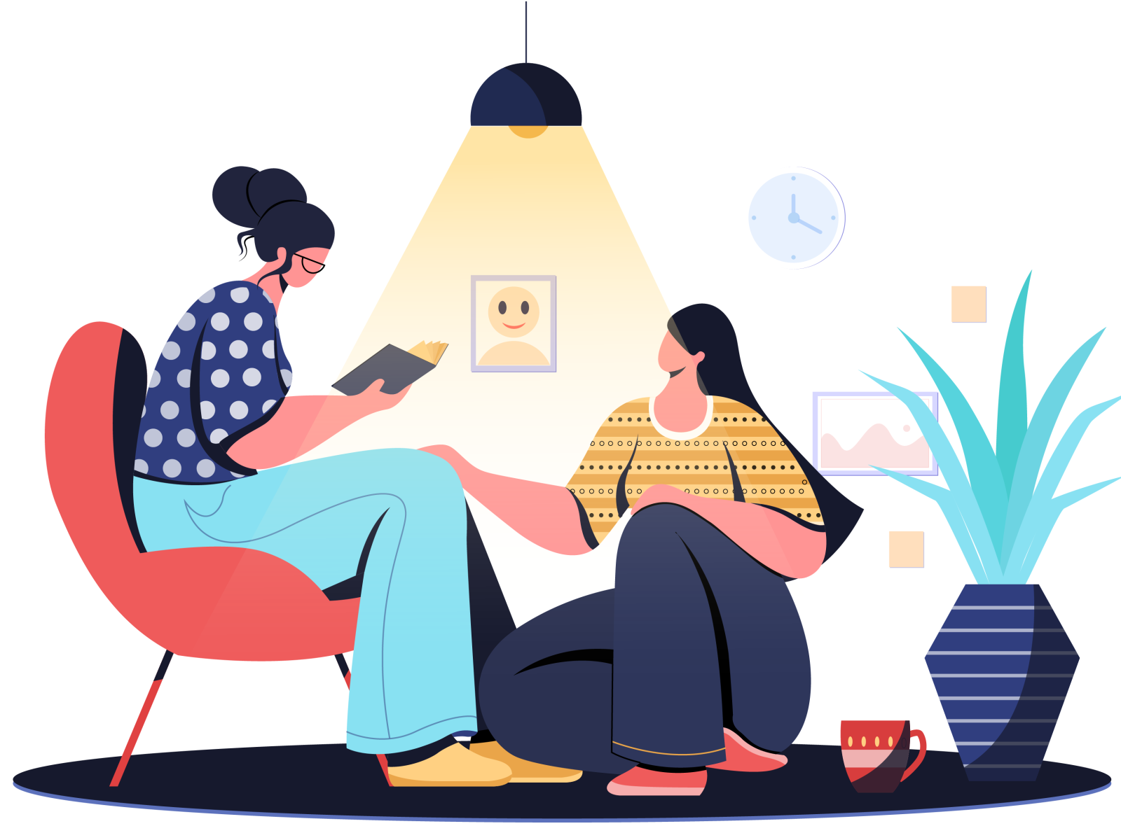 story teller vector digital concept design character design flat vecto.png