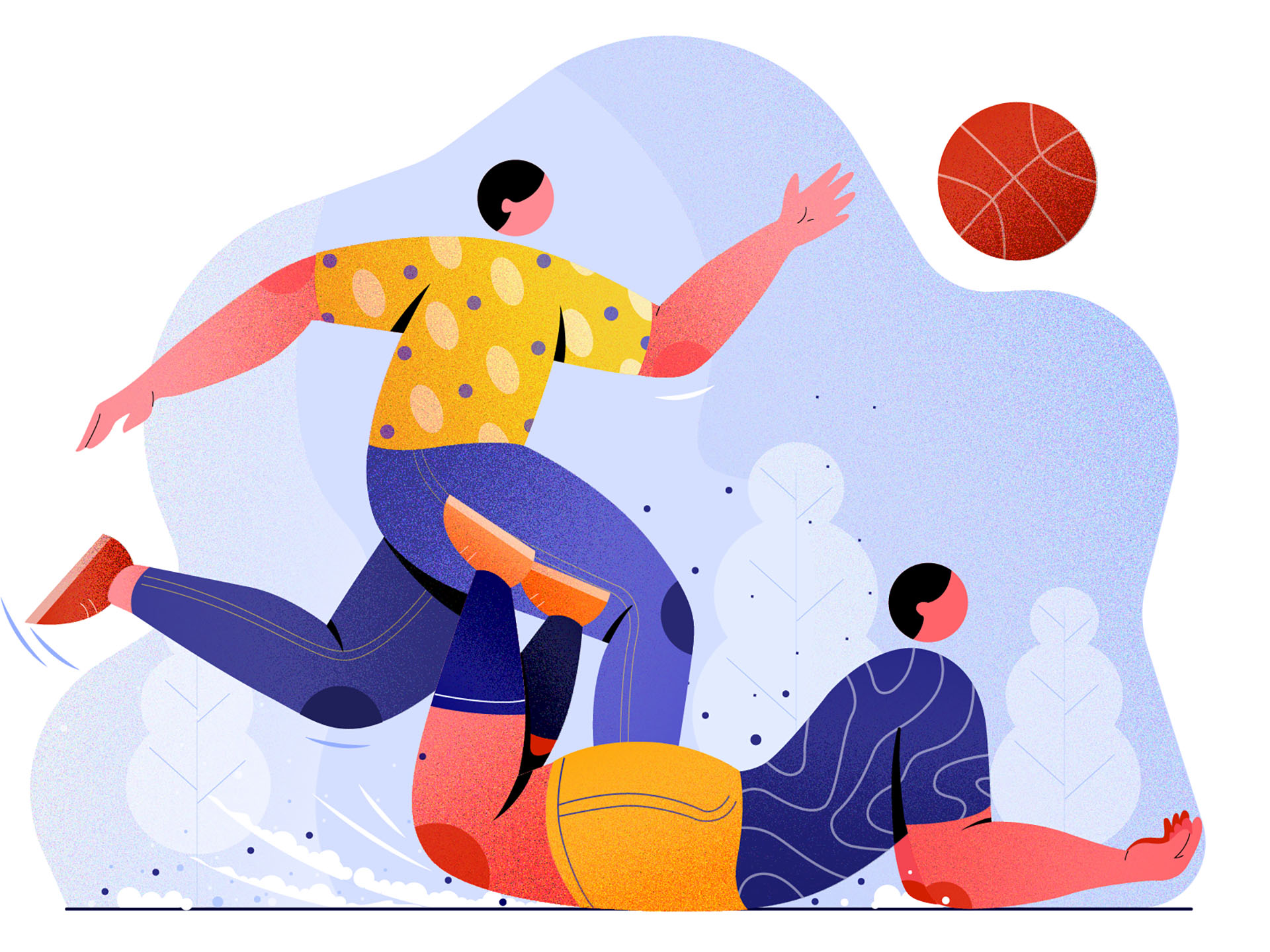 The players character design flat vector volleyball vector player desi.jpg