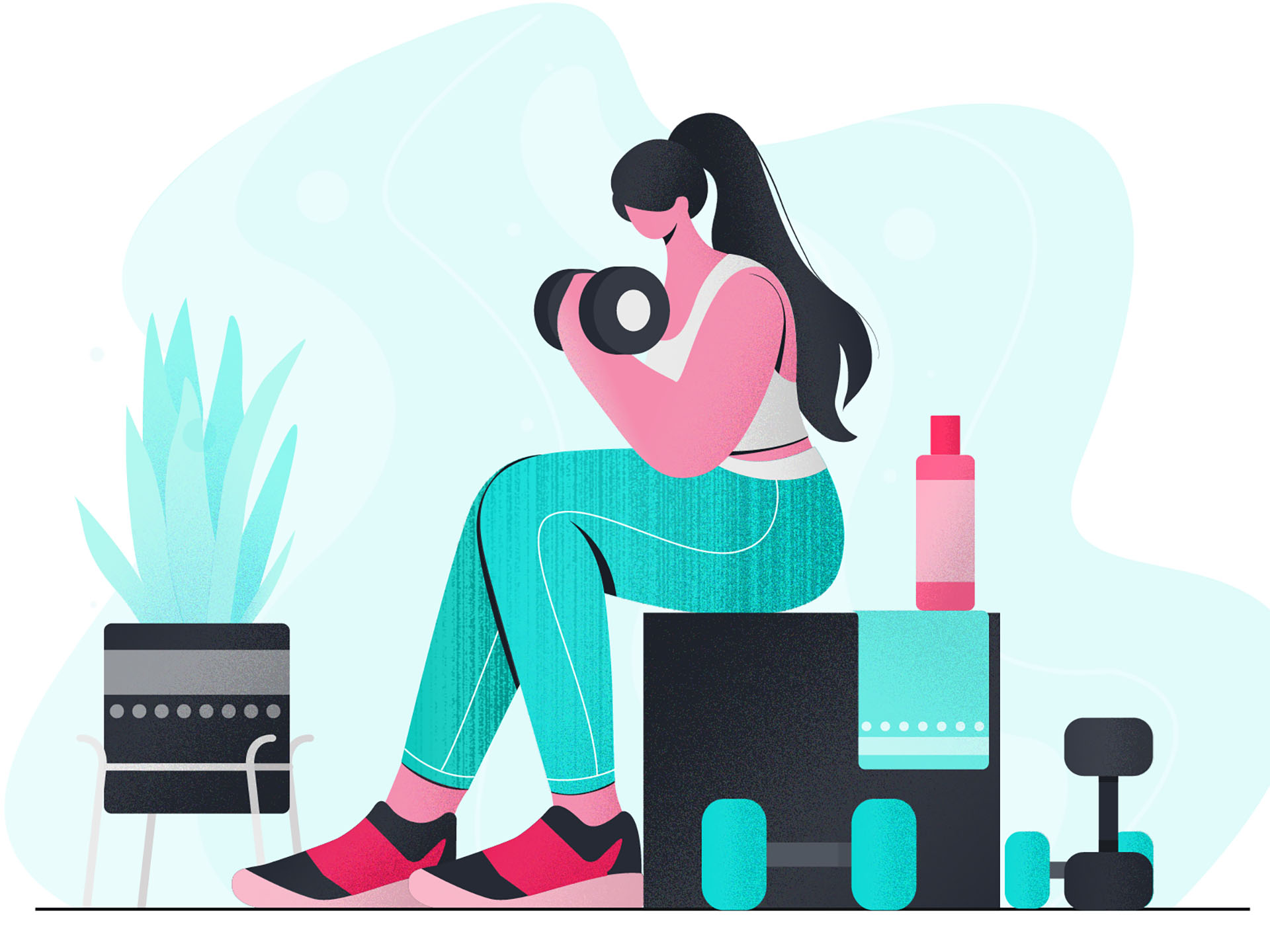 workout at home workout nature digital vector design concept character.jpg