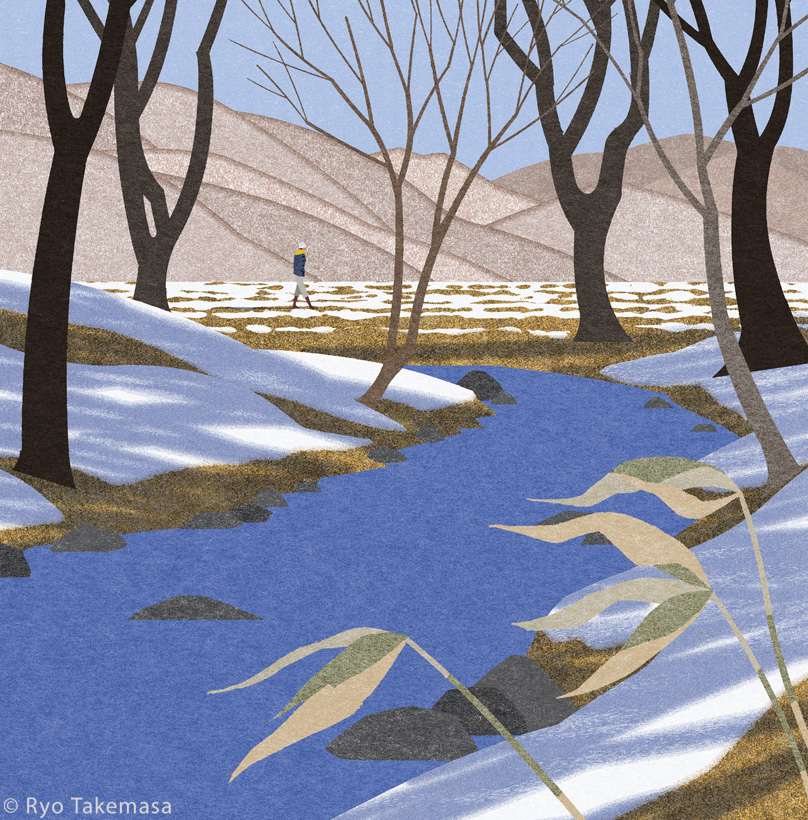 brook Landscape Nature snow spring thaw winter.jpg