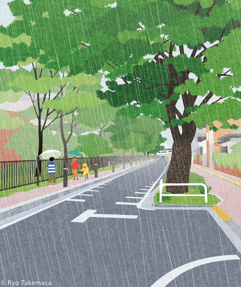 children japan Landscape rain Street summer tokyo.jpg