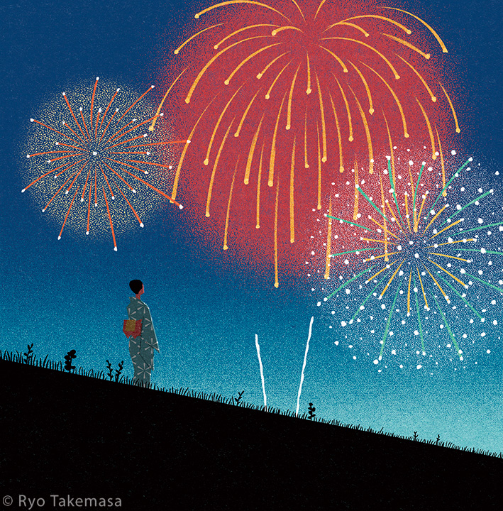 fireworks Evening japan summer.jpg