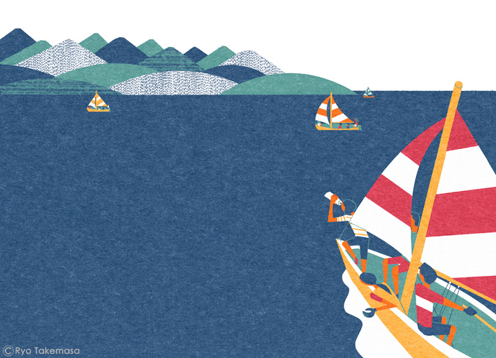 Landscape sea sailboat Sailing boat children (3).jpg