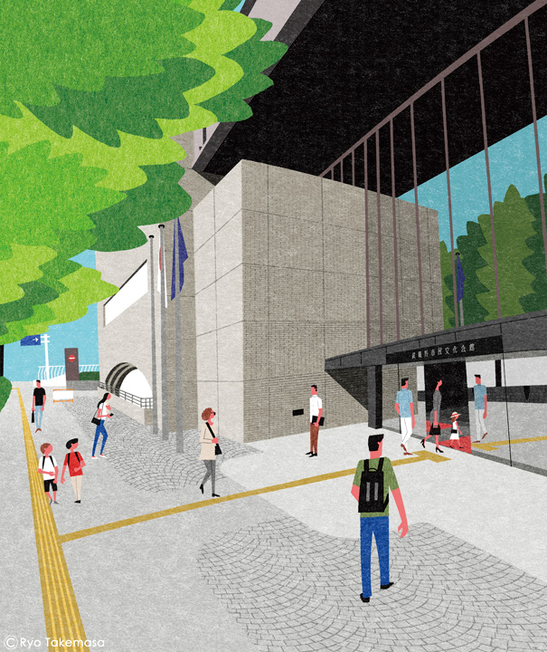 summer Landscape buildings people.jpg