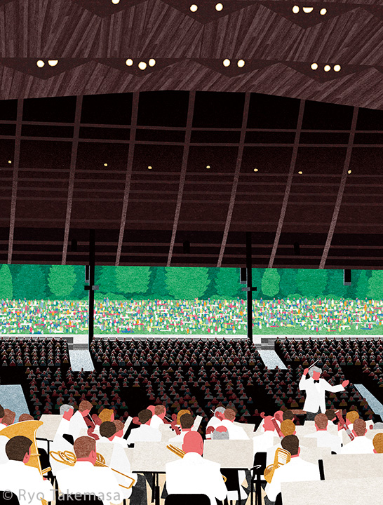 summer music festival orchestra lawn Landscape people (4).jpg