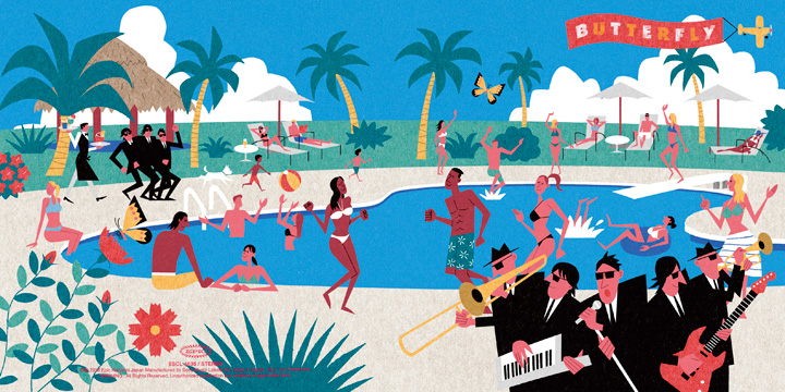 summer Pool beach resort band Musical Instrument people (7).jpg