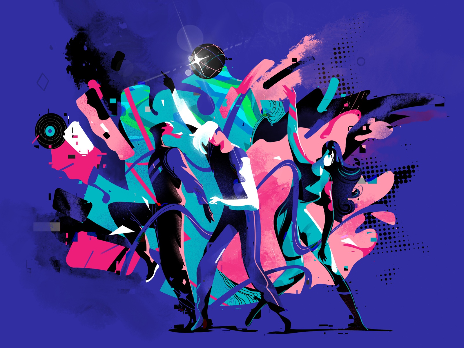 180 BPM illustration drum n base celebrate style society party noise d.jpg