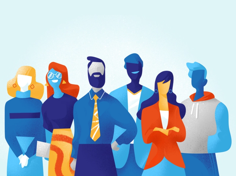 About Us hurca vectorart illustration talents startup managers profess.webp