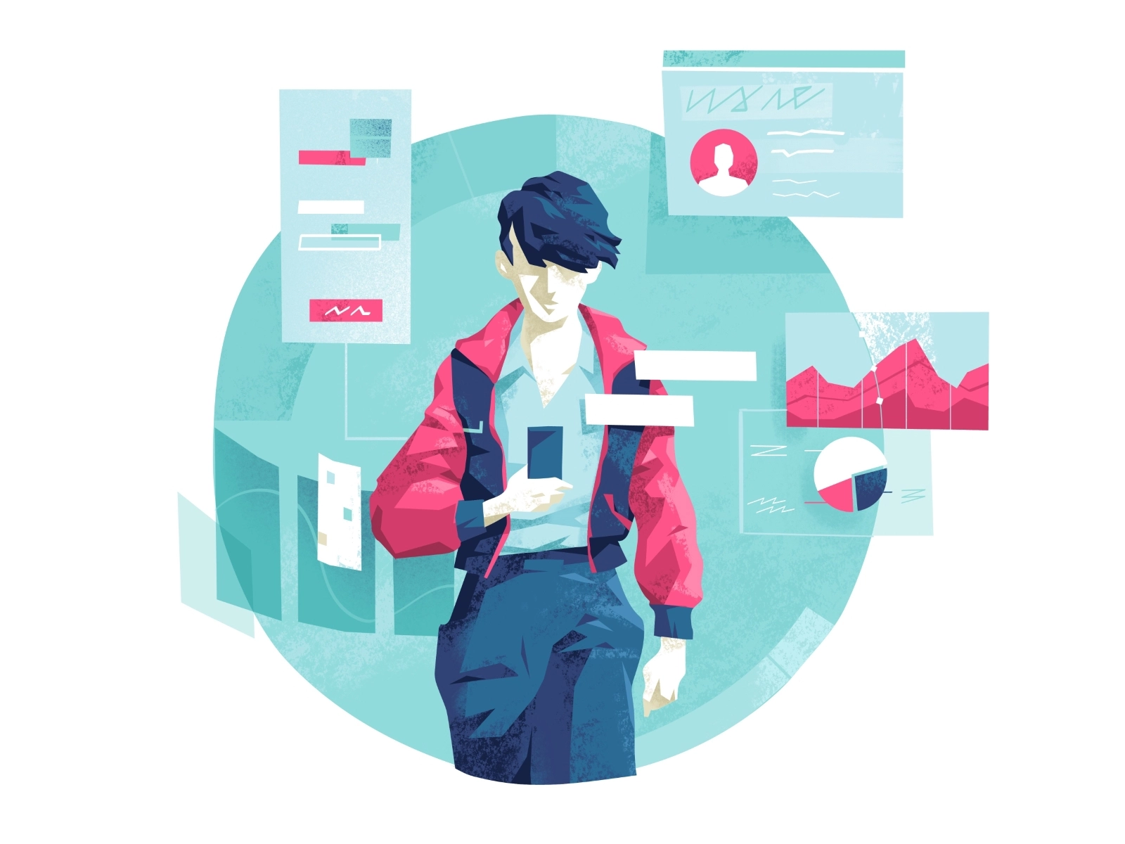 Daily Feed vector art comment first post feedbackplease sharing downlo.webp
