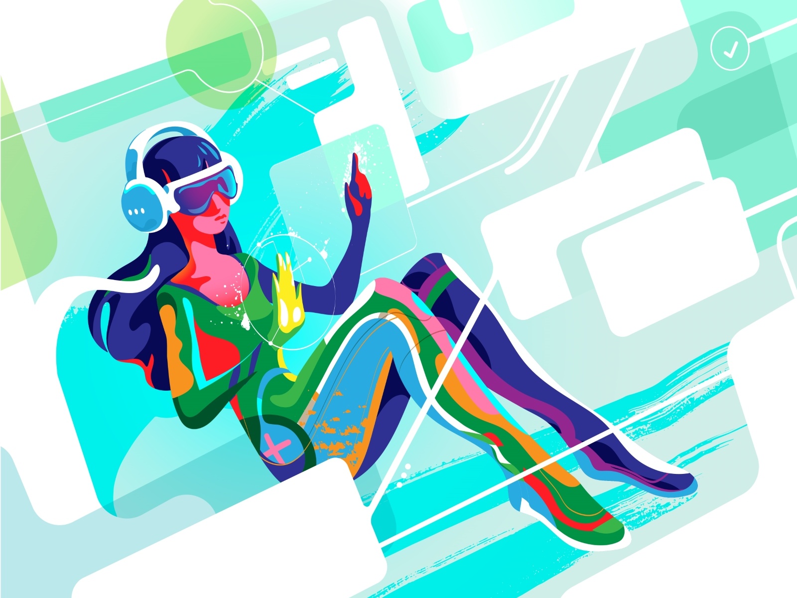 Deep Experience userexperience interaction touchscreen vectorart immer.jpg