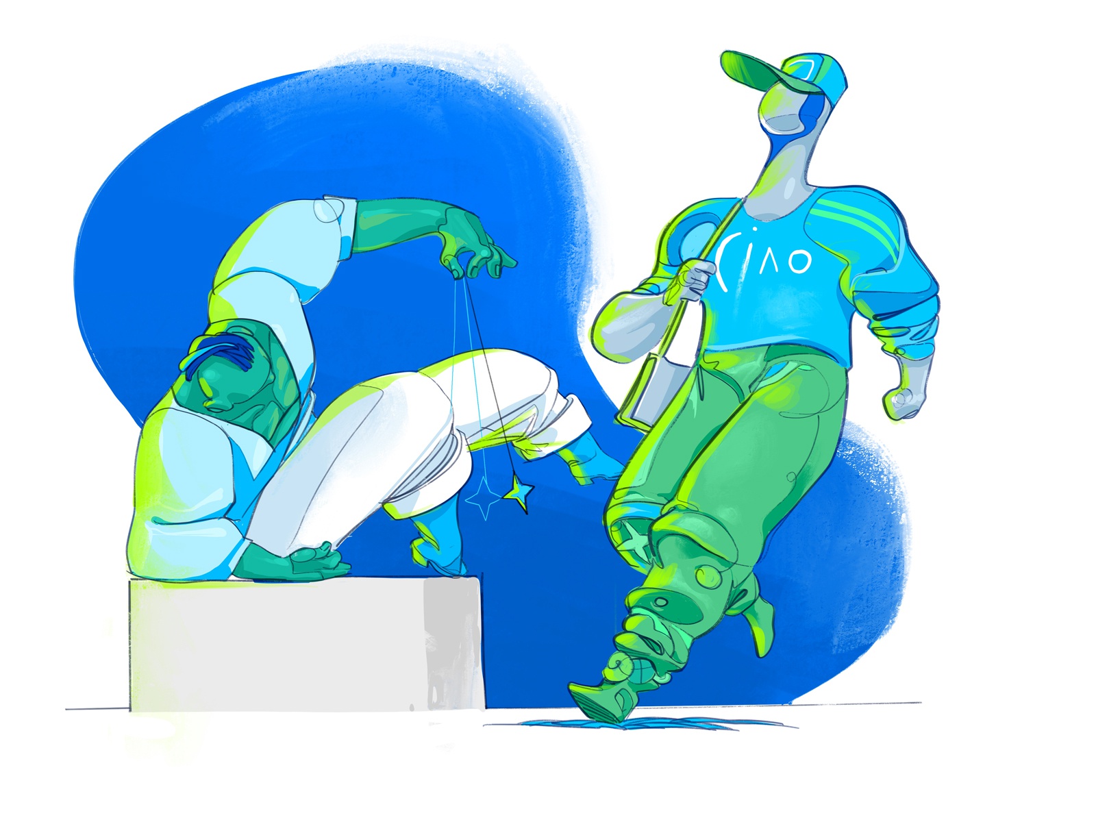 Deja Vu characters design hurca bizarre drawing procreate illustration.jpg
