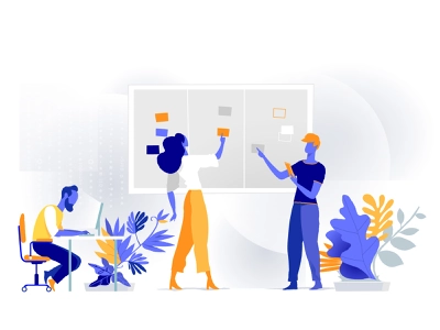 Digital Startup Workflow task management process scrum agile developem.webp