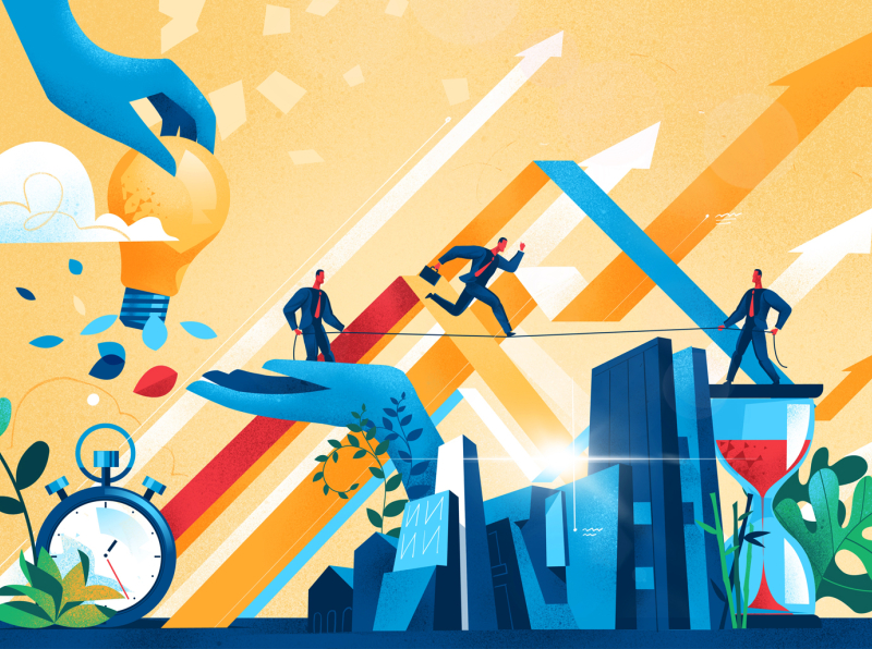 Human Challenges society cool style hurca vectorart illustration idea.webp