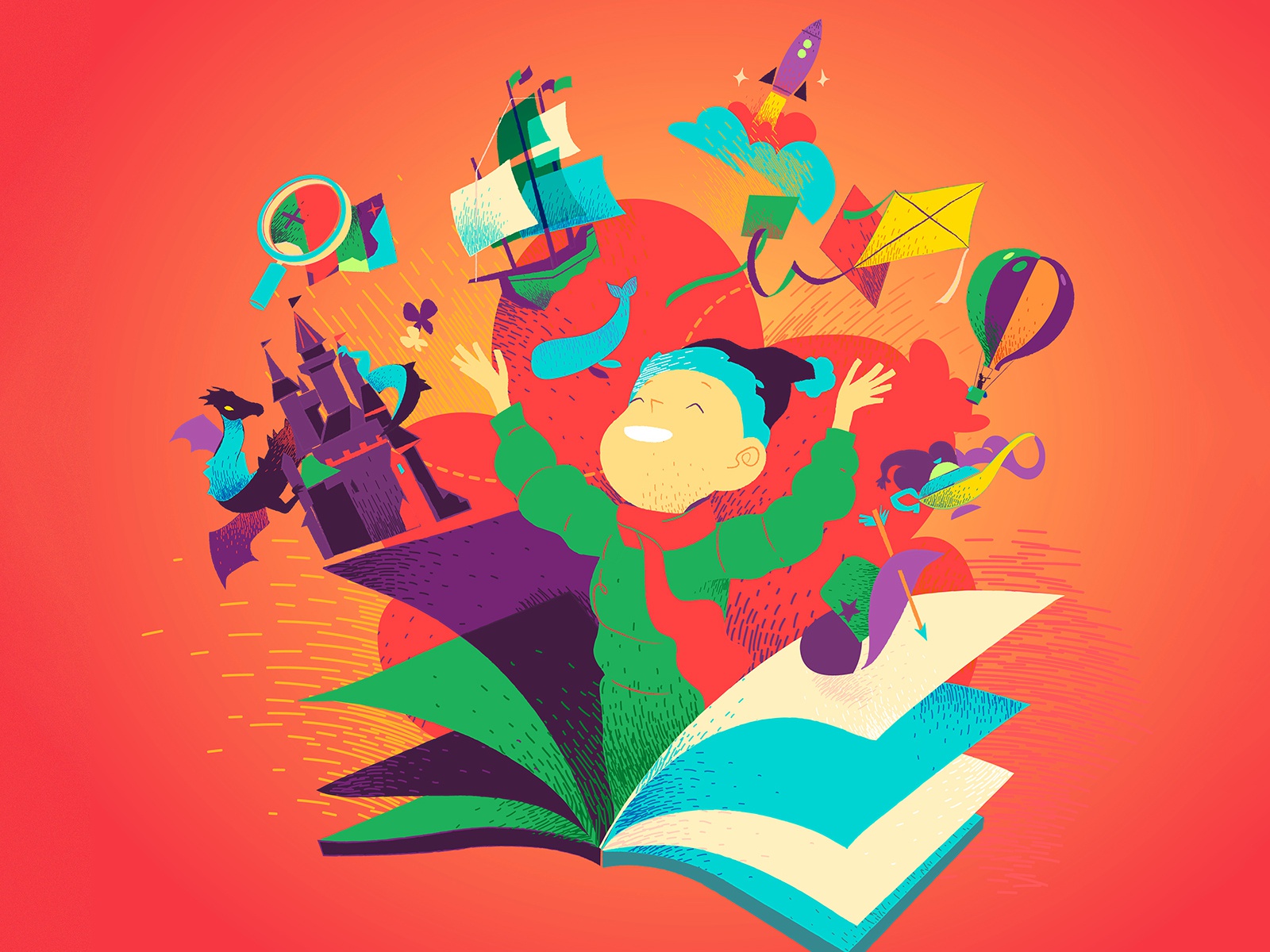 Incredible Stories - Vector Art hurca happyness gifts joy stories read.jpg