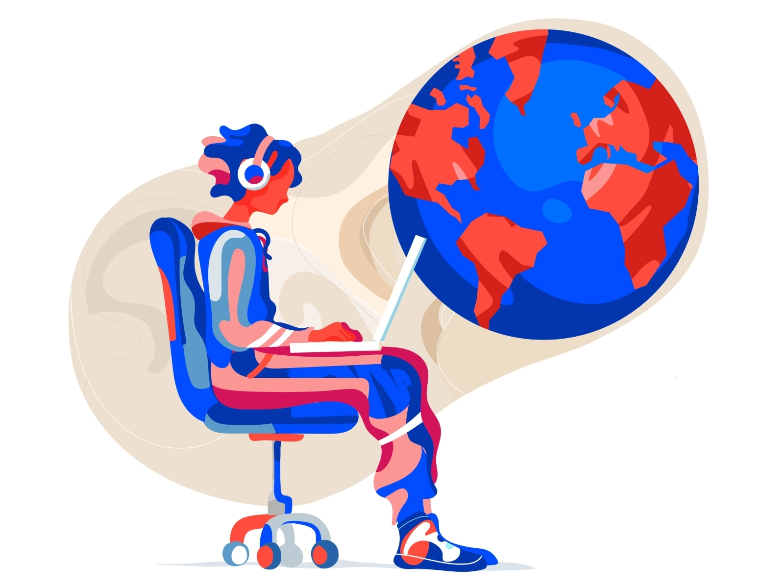 Inside Outside vectorart world link isolation connection technology di.webp