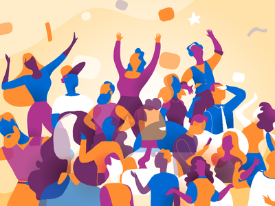 Lets Get the Party Started colors music dancing happyness afterhours p.webp