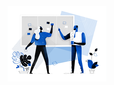 Scrum Masters hurca task strategy planning scrum board startup project.webp