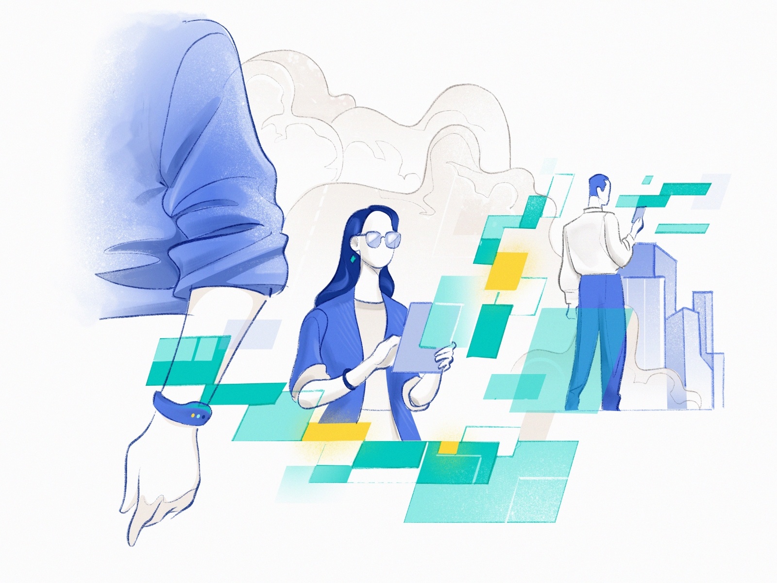 Shared Experience illustration hurca illustration art procreate stream.jpg