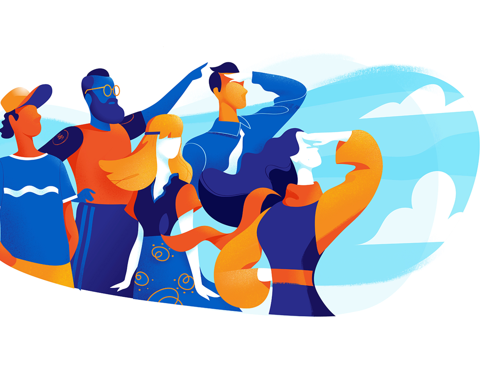Something Extraordinary style cool society lifestyle characters illust.webp