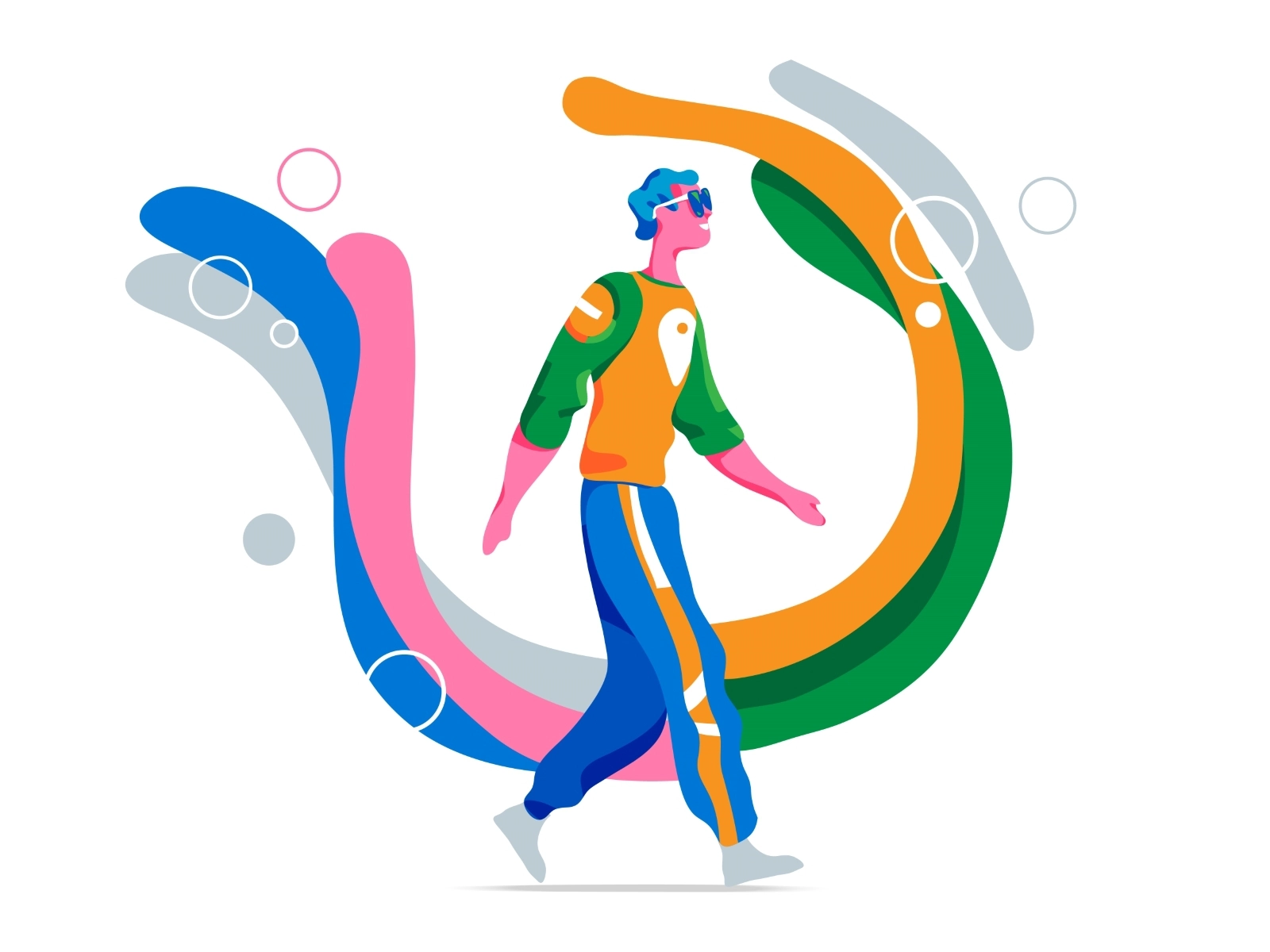 The Right Mood cool illustration motivation. aura young mood inspirati.webp