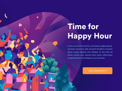 Time For Happy Hour young society social network happyness joy commnit.webp