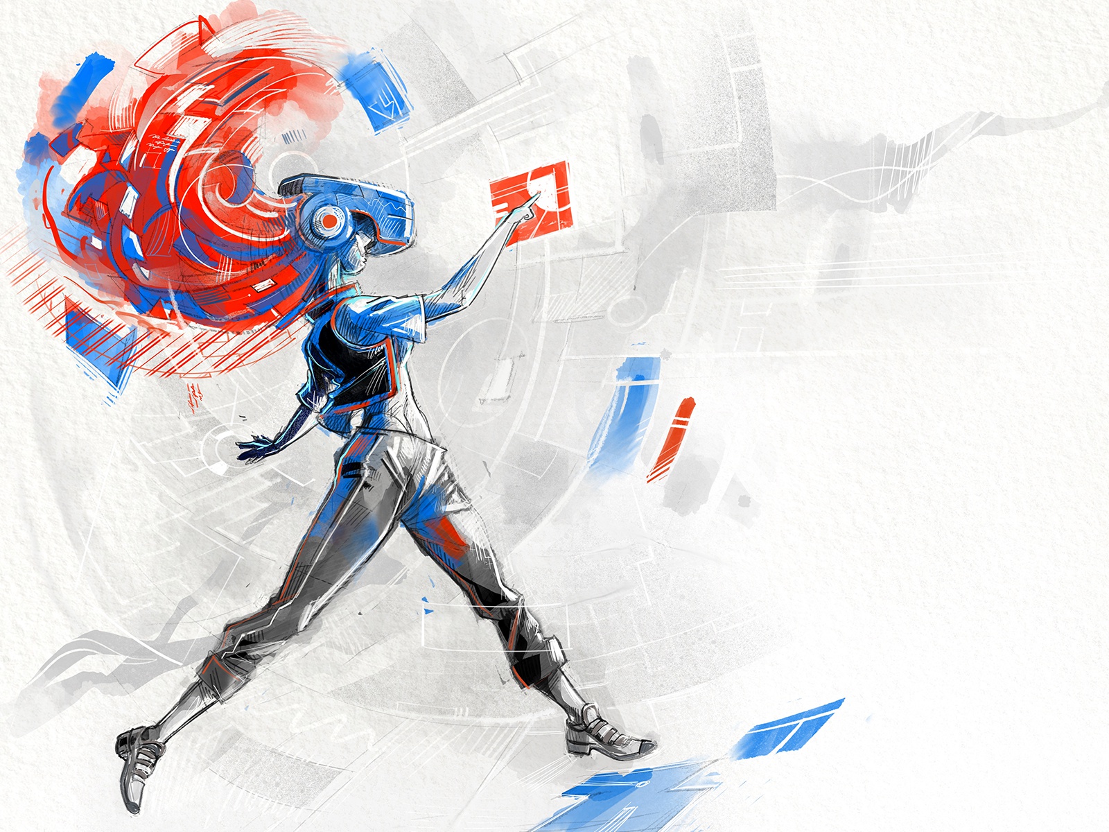 Trough the System wow hero image design hurca cool illustration tutori.jpg