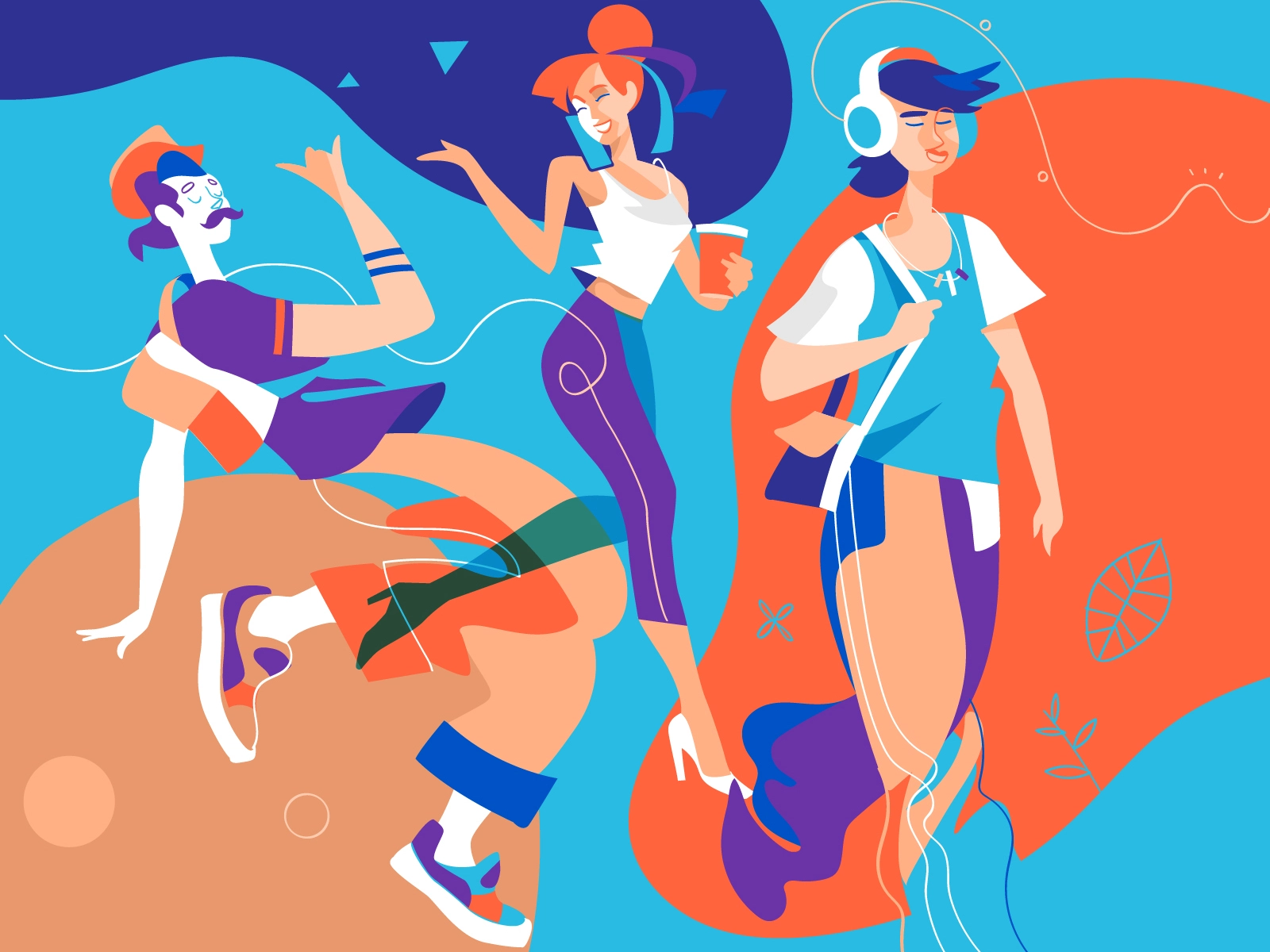 Urban Playground poster design cover artwork fashion look and feel tre.webp