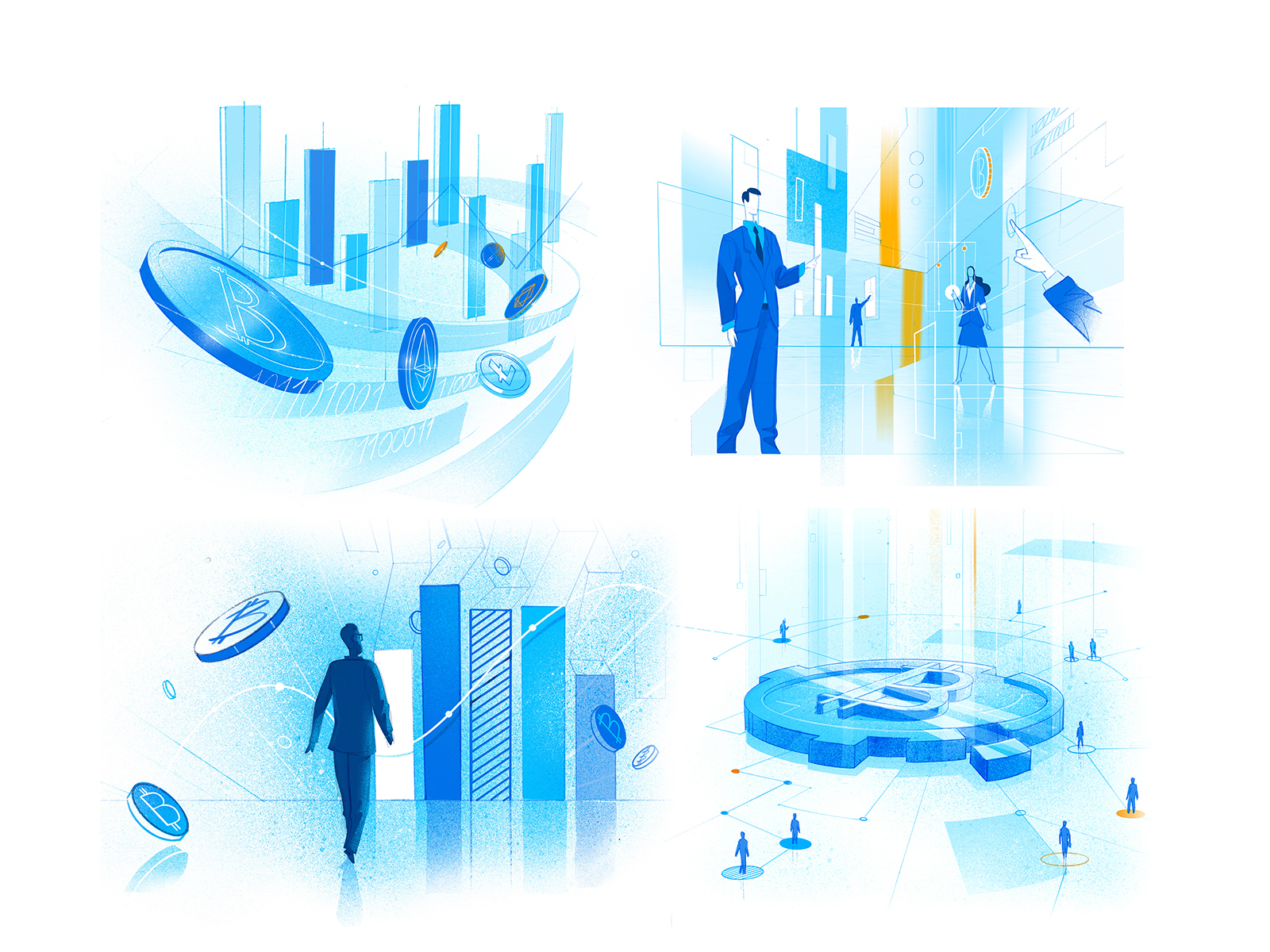 Website headers hurca finance drawing procreate ilustration gradient b.webp