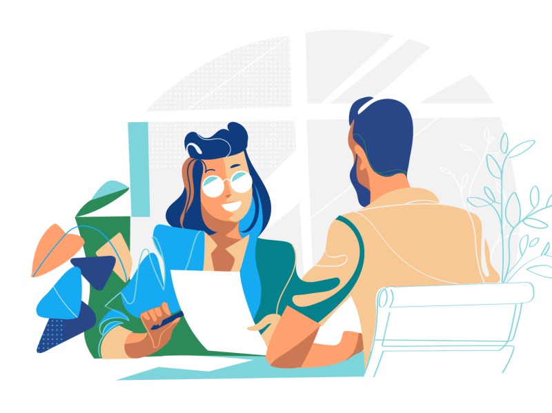 Your Consultant assistance explain advice style illustration signing c.jpg