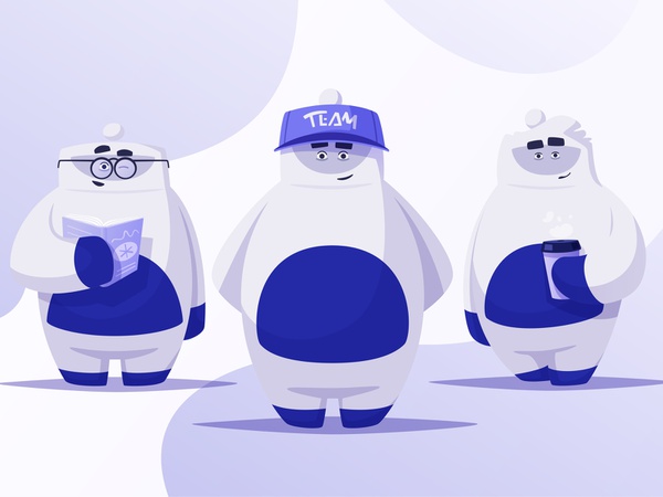 Audiencly  Team team alien design funny cartoon character illustration.jpg