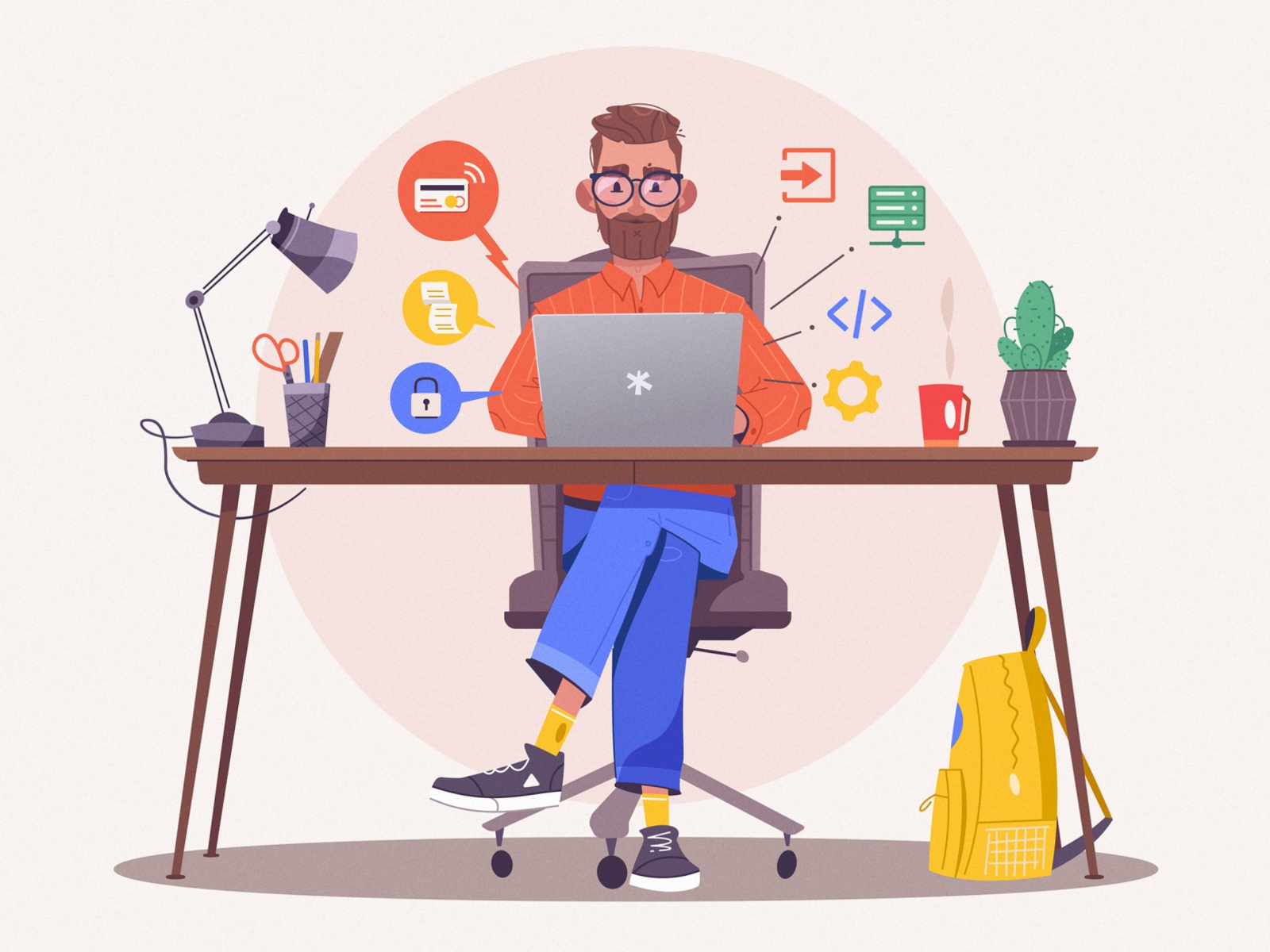 Coder developer coder character design funny design character cartoon.jpg