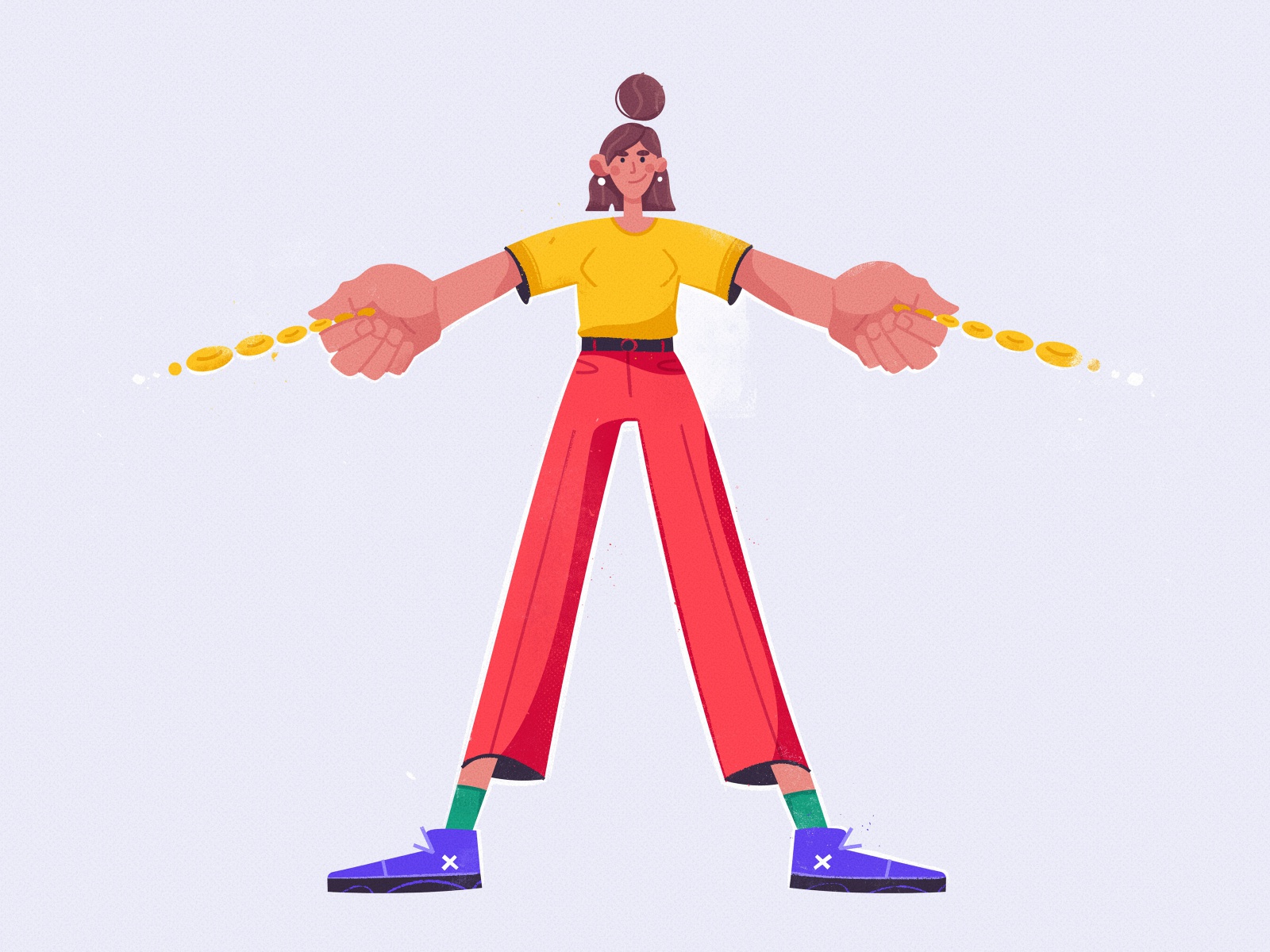 Connect procreate girl join connect character design funny art design.jpg