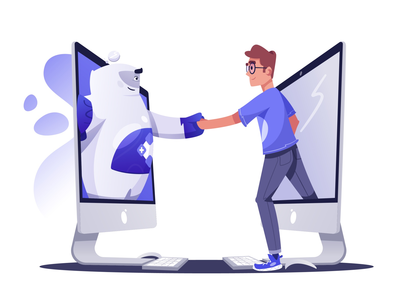Cooperation  Audiencly work trust help cooperation cooperate mascot la.jpg
