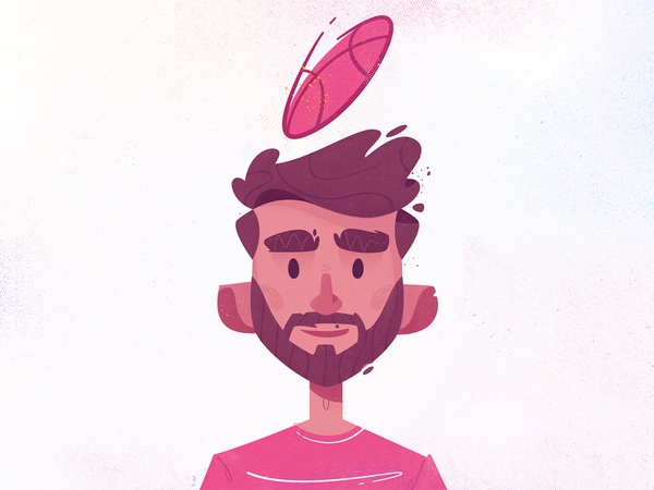Dribbble avatar character design avatar logo basketball ball dribbble.jpg