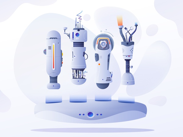 Futuristic tools gradient futuristic ui android drone art future flat.jpg