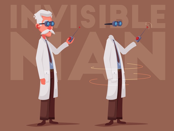 Invisible man scientist science invisible funny cartoon illustration c.jpg