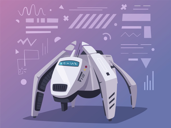 Robot assistant assistant drone design robot cartoon illustration char.jpg