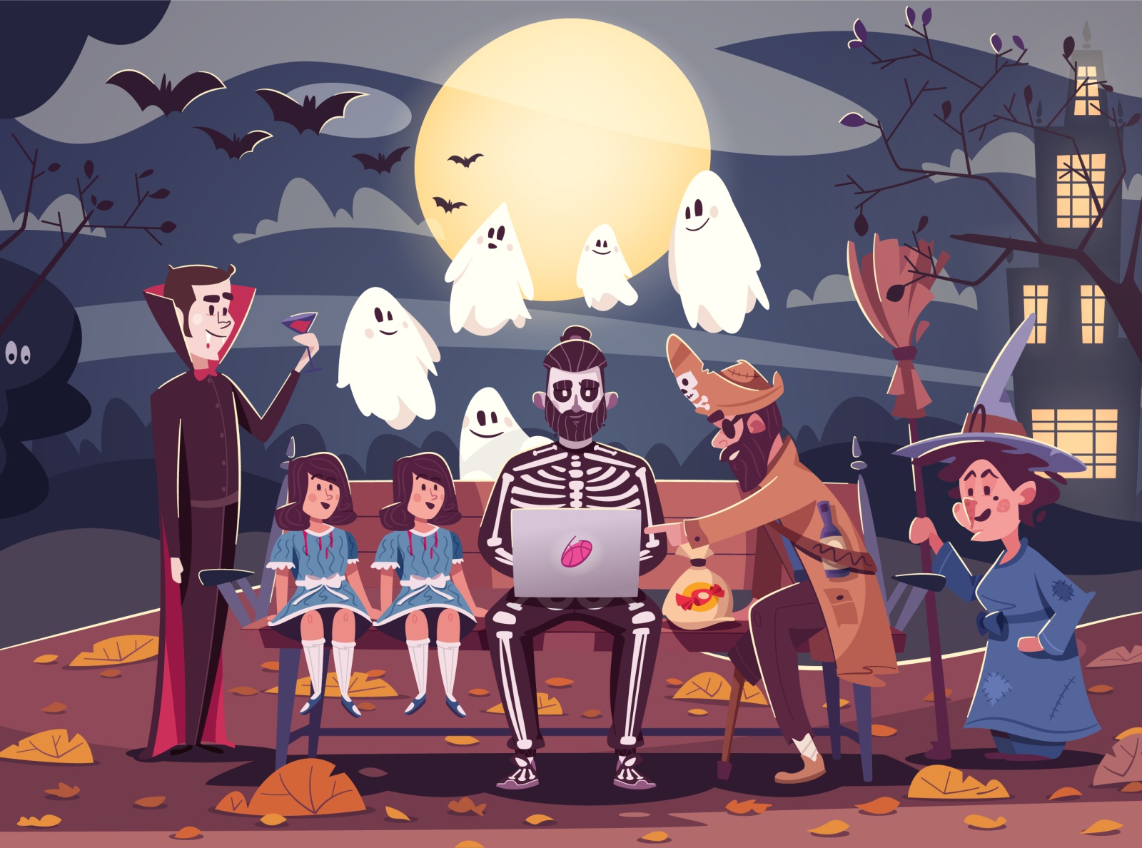 Spooky Night  IVN blood twins pirate bat transylvania ghost vampire wi.jpg