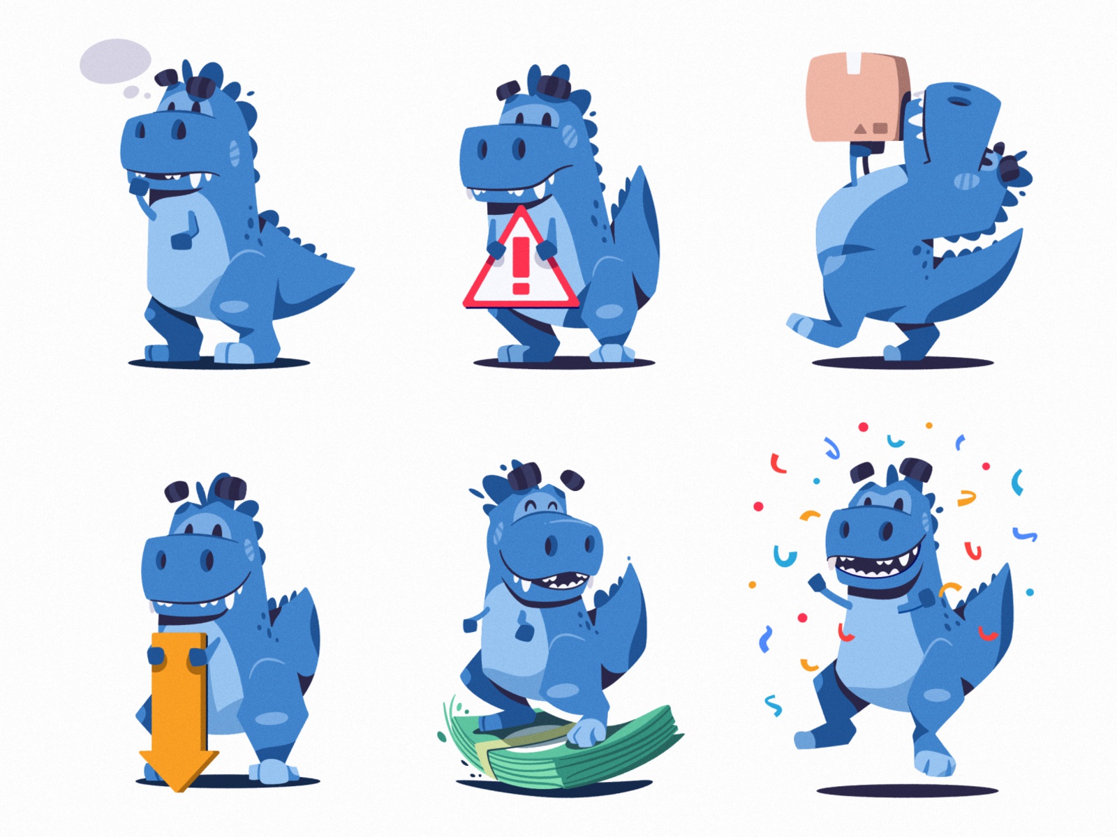 T-rex mascot mascot t-rex dinosaur character design art character illu.jpg