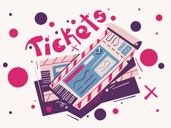 Tickets banner poster theatre movie stylized travel ticket typography.jpg